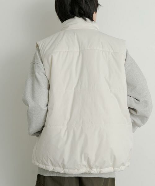 SENSE OF PLACE by URBAN RESEARCH / センスオブプレイス バイ アーバンリサーチ ダウンジャケット・ベスト | パデットドローコードツキベスト | 詳細4