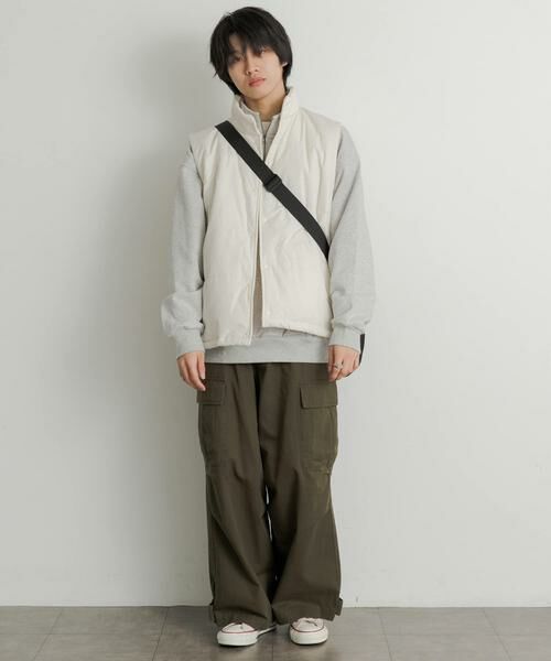 SENSE OF PLACE by URBAN RESEARCH / センスオブプレイス バイ アーバンリサーチ ダウンジャケット・ベスト | パデットドローコードツキベスト | 詳細5