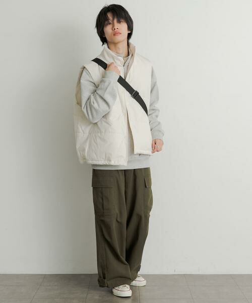 SENSE OF PLACE by URBAN RESEARCH / センスオブプレイス バイ アーバンリサーチ ダウンジャケット・ベスト | パデットドローコードツキベスト | 詳細6