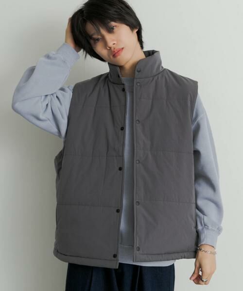 SENSE OF PLACE by URBAN RESEARCH / センスオブプレイス バイ アーバンリサーチ ダウンジャケット・ベスト | パデットドローコードツキベスト | 詳細29