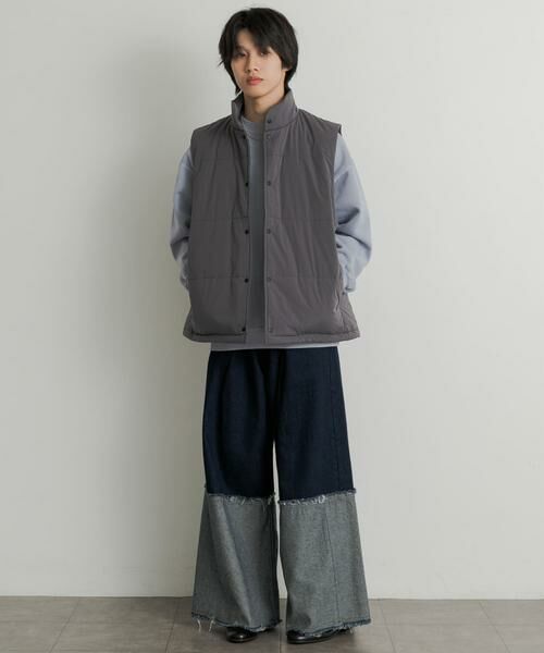 SENSE OF PLACE by URBAN RESEARCH / センスオブプレイス バイ アーバンリサーチ ダウンジャケット・ベスト | パデットドローコードツキベスト | 詳細30