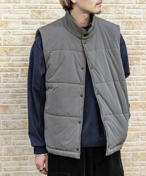 SENSE OF PLACE by URBAN RESEARCH / センスオブプレイス バイ アーバンリサーチ ダウンジャケット・ベスト | パデットドローコードツキベスト | 詳細21