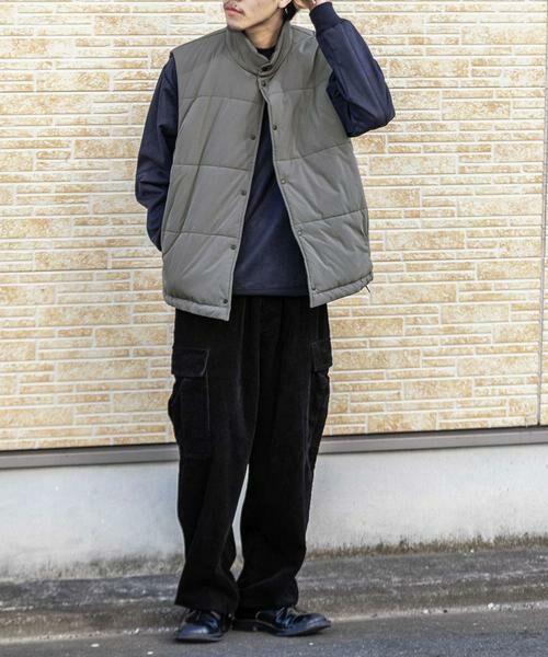 SENSE OF PLACE by URBAN RESEARCH / センスオブプレイス バイ アーバンリサーチ ダウンジャケット・ベスト | パデットドローコードツキベスト | 詳細22