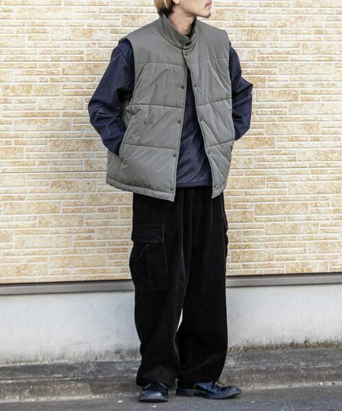 SENSE OF PLACE by URBAN RESEARCH / センスオブプレイス バイ アーバンリサーチ ダウンジャケット・ベスト | パデットドローコードツキベスト | 詳細23
