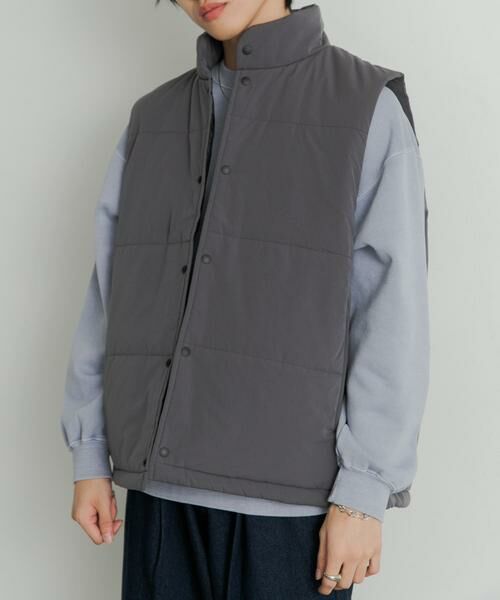 SENSE OF PLACE by URBAN RESEARCH / センスオブプレイス バイ アーバンリサーチ ダウンジャケット・ベスト | パデットドローコードツキベスト | 詳細27