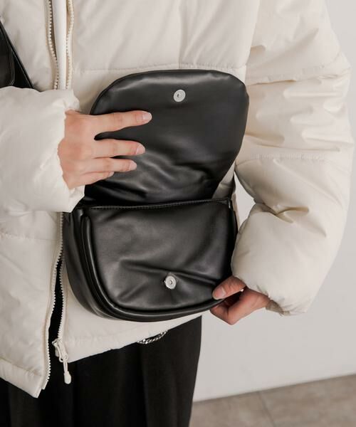 SENSE OF PLACE by URBAN RESEARCH / センスオブプレイス バイ アーバンリサーチ ショルダーバッグ | フェイクレザーパデットフラップショルダー | 詳細13