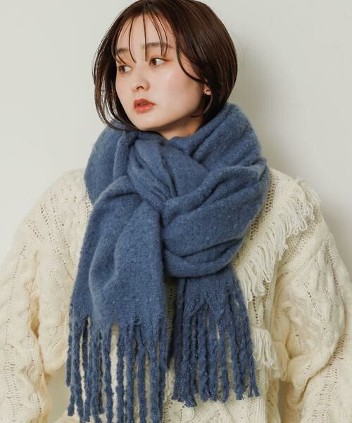 SENSE OF PLACE by URBAN RESEARCH / センスオブプレイス バイ アーバンリサーチ マフラー・ショール・スヌード・ストール | 『ユニセックス』フリンジストール | 詳細6