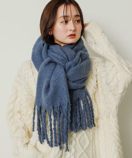 SENSE OF PLACE by URBAN RESEARCH / センスオブプレイス バイ アーバンリサーチ マフラー・ショール・スヌード・ストール | 『ユニセックス』フリンジストール | 詳細7