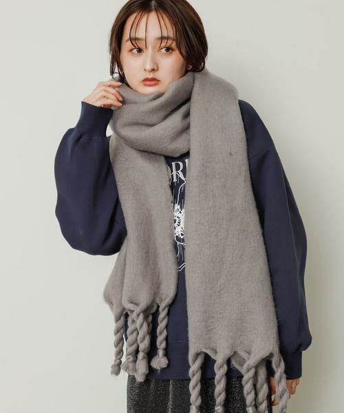 SENSE OF PLACE by URBAN RESEARCH / センスオブプレイス バイ アーバンリサーチ マフラー・ショール・スヌード・ストール | 『ユニセックス』ボリュームストール | 詳細9