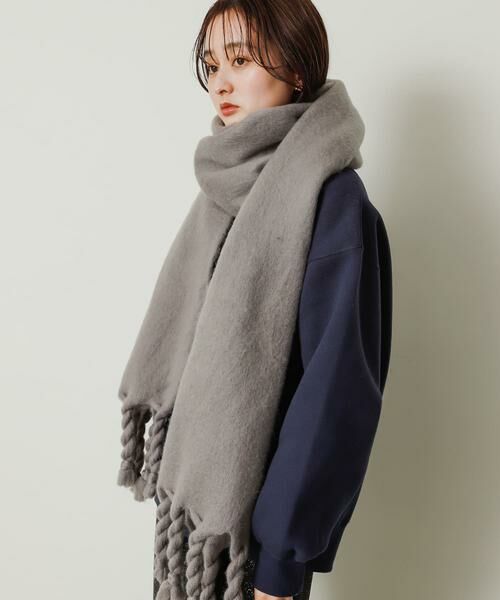 SENSE OF PLACE by URBAN RESEARCH / センスオブプレイス バイ アーバンリサーチ マフラー・ショール・スヌード・ストール | 『ユニセックス』ボリュームストール | 詳細10