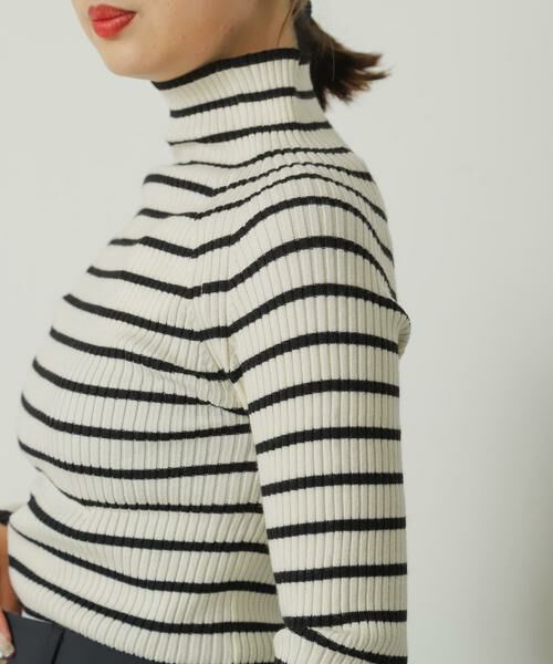 SENSE OF PLACE by URBAN RESEARCH / センスオブプレイス バイ アーバンリサーチ ニット・セーター | 『一部WEB限定』ストレッチリブハイネックセーター | 詳細7