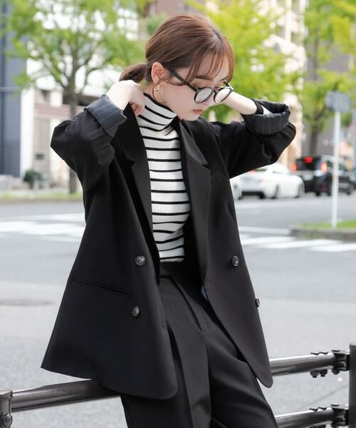 SENSE OF PLACE by URBAN RESEARCH / センスオブプレイス バイ アーバンリサーチ ニット・セーター | 『一部WEB限定』ストレッチリブハイネックセーター | 詳細14