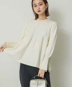 SENSE OF PLACE by URBAN RESEARCH / センスオブプレイス バイ アーバンリサーチ ニット・セーター | ストレッチペプラムセーター