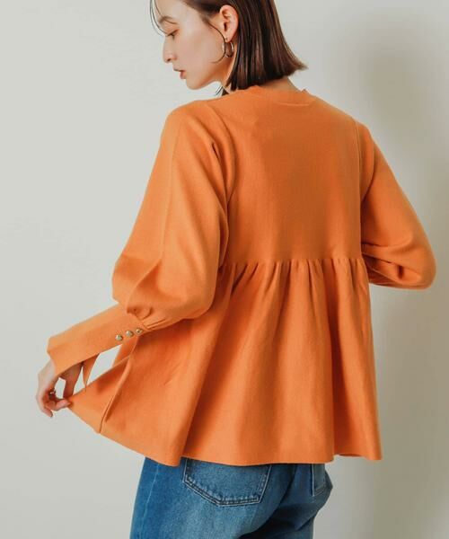 SENSE OF PLACE by URBAN RESEARCH / センスオブプレイス バイ アーバンリサーチ ニット・セーター | ストレッチペプラムセーター | 詳細11