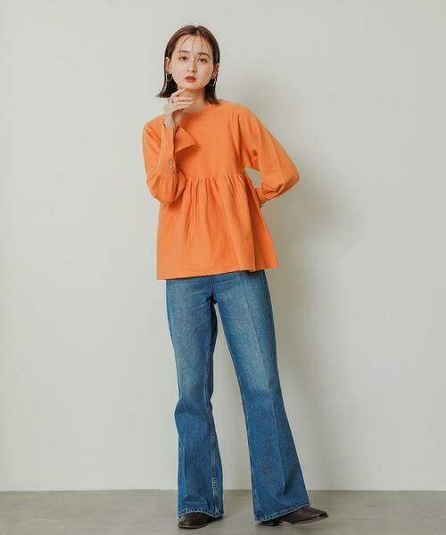 SENSE OF PLACE by URBAN RESEARCH / センスオブプレイス バイ アーバンリサーチ ニット・セーター | ストレッチペプラムセーター | 詳細12