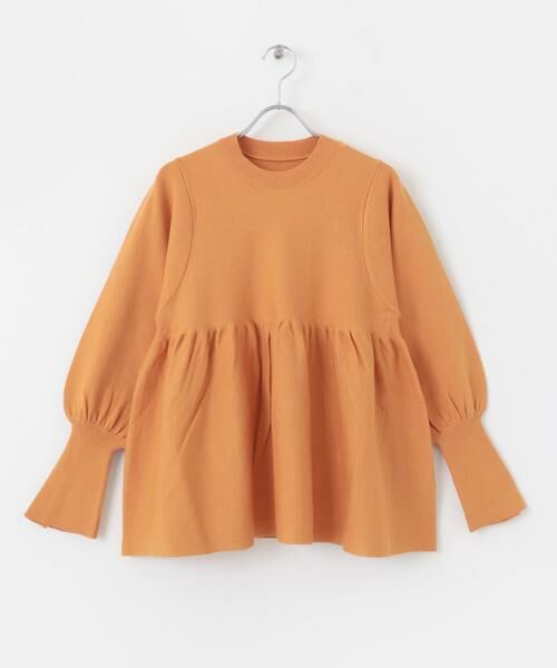 SENSE OF PLACE by URBAN RESEARCH / センスオブプレイス バイ アーバンリサーチ ニット・セーター | ストレッチペプラムセーター | 詳細14