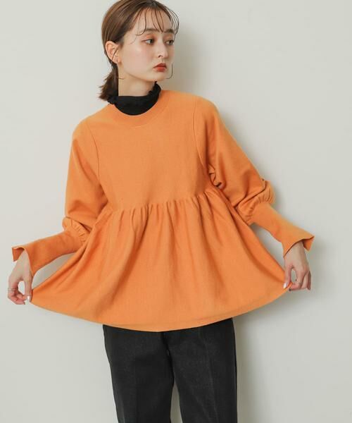 SENSE OF PLACE by URBAN RESEARCH / センスオブプレイス バイ アーバンリサーチ ニット・セーター | ストレッチペプラムセーター | 詳細5