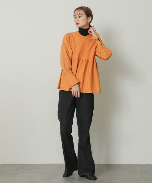 SENSE OF PLACE by URBAN RESEARCH / センスオブプレイス バイ アーバンリサーチ ニット・セーター | ストレッチペプラムセーター | 詳細6