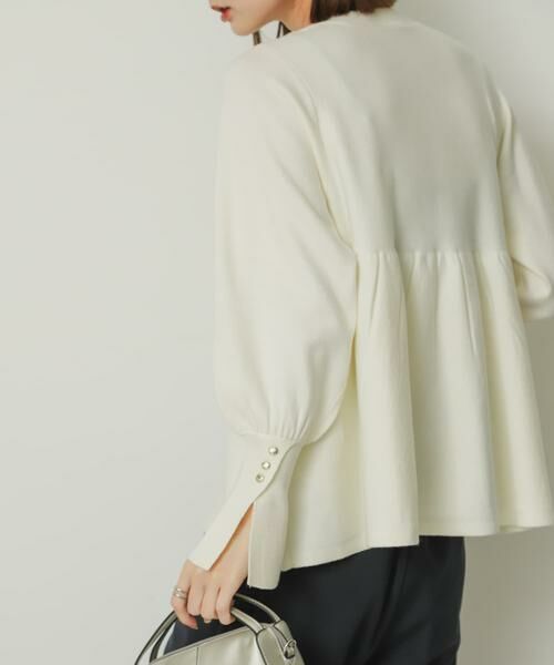 SENSE OF PLACE by URBAN RESEARCH / センスオブプレイス バイ アーバンリサーチ ニット・セーター | ストレッチペプラムセーター | 詳細18