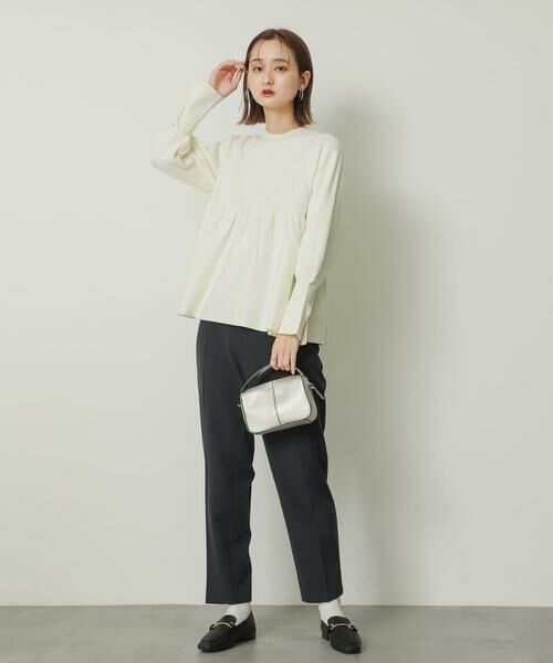 SENSE OF PLACE by URBAN RESEARCH / センスオブプレイス バイ アーバンリサーチ ニット・セーター | ストレッチペプラムセーター | 詳細21