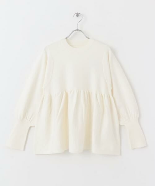 SENSE OF PLACE by URBAN RESEARCH / センスオブプレイス バイ アーバンリサーチ ニット・セーター | ストレッチペプラムセーター | 詳細25