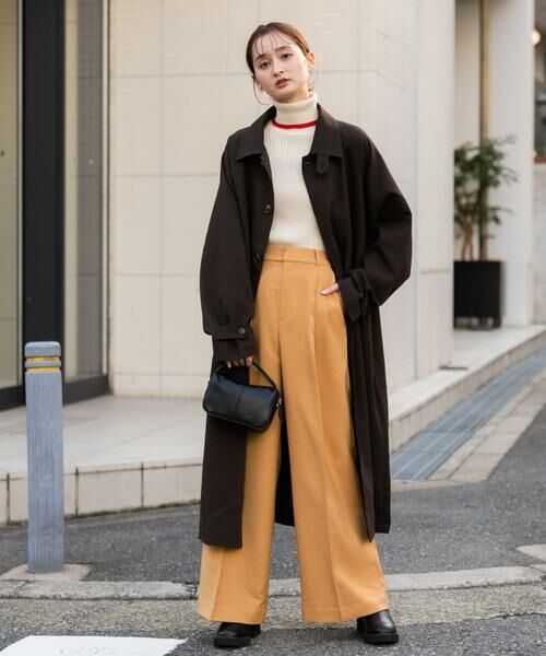 SENSE OF PLACE by URBAN RESEARCH / センスオブプレイス バイ アーバンリサーチ その他パンツ | 『TALLサイズ/WEB限定』ウールライクダブルタックワイドパンツ | 詳細4