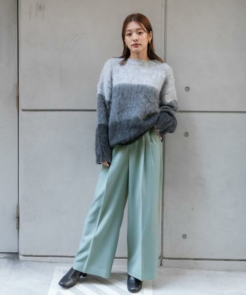 SENSE OF PLACE by URBAN RESEARCH / センスオブプレイス バイ アーバンリサーチ その他パンツ | 『TALLサイズ/WEB限定』ウールライクダブルタックワイドパンツ | 詳細13