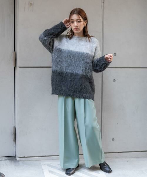 SENSE OF PLACE by URBAN RESEARCH / センスオブプレイス バイ アーバンリサーチ その他パンツ | 『TALLサイズ/WEB限定』ウールライクダブルタックワイドパンツ | 詳細14