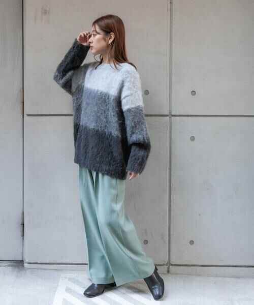 SENSE OF PLACE by URBAN RESEARCH / センスオブプレイス バイ アーバンリサーチ その他パンツ | 『TALLサイズ/WEB限定』ウールライクダブルタックワイドパンツ | 詳細15