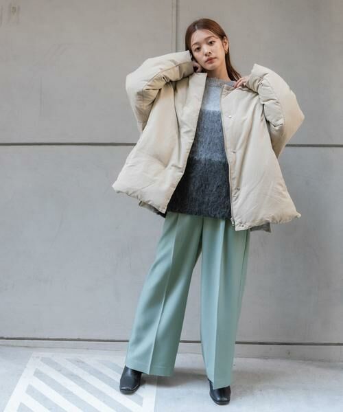 SENSE OF PLACE by URBAN RESEARCH / センスオブプレイス バイ アーバンリサーチ その他パンツ | 『TALLサイズ/WEB限定』ウールライクダブルタックワイドパンツ | 詳細16