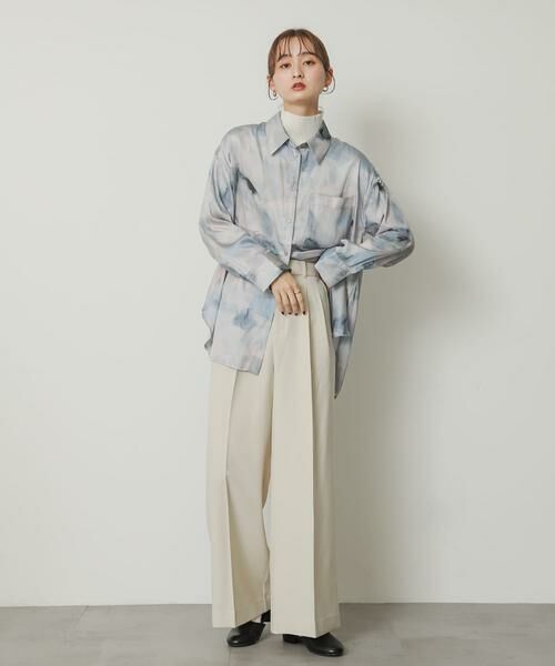 SENSE OF PLACE by URBAN RESEARCH / センスオブプレイス バイ アーバンリサーチ その他パンツ | 『TALLサイズ/WEB限定』ウールライクダブルタックワイドパンツ | 詳細29