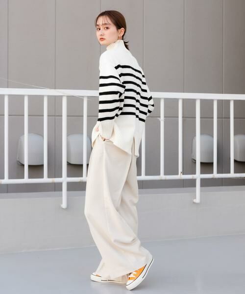 SENSE OF PLACE by URBAN RESEARCH / センスオブプレイス バイ アーバンリサーチ その他パンツ | 『TALLサイズ/WEB限定』ウールライクダブルタックワイドパンツ | 詳細23