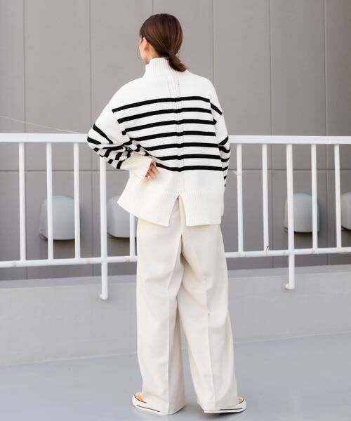 SENSE OF PLACE by URBAN RESEARCH / センスオブプレイス バイ アーバンリサーチ その他パンツ | 『TALLサイズ/WEB限定』ウールライクダブルタックワイドパンツ | 詳細24