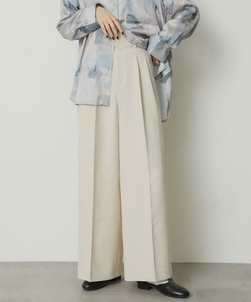 SENSE OF PLACE by URBAN RESEARCH / センスオブプレイス バイ アーバンリサーチ その他パンツ | 『TALLサイズ/WEB限定』ウールライクダブルタックワイドパンツ | 詳細26
