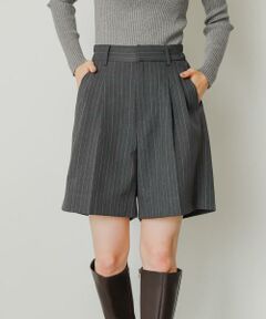 SENSE OF PLACE by URBAN RESEARCH / センスオブプレイス バイ アーバンリサーチ ショート・ハーフ・半端丈パンツ | ウールライクバミューダパンツ