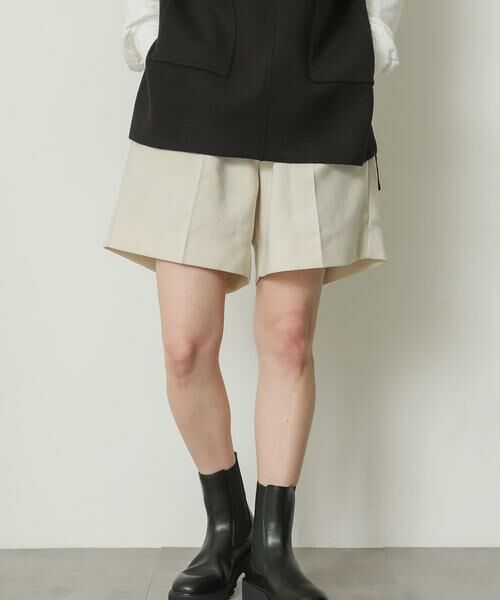 SENSE OF PLACE by URBAN RESEARCH / センスオブプレイス バイ アーバンリサーチ ショート・ハーフ・半端丈パンツ | ウールライクバミューダパンツ | 詳細1