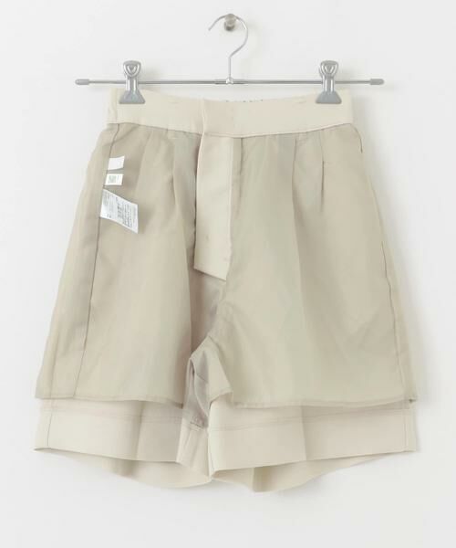 SENSE OF PLACE by URBAN RESEARCH / センスオブプレイス バイ アーバンリサーチ ショート・ハーフ・半端丈パンツ | ウールライクバミューダパンツ | 詳細14