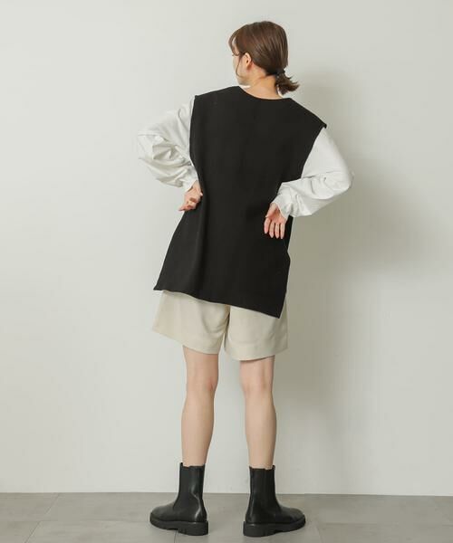 SENSE OF PLACE by URBAN RESEARCH / センスオブプレイス バイ アーバンリサーチ ショート・ハーフ・半端丈パンツ | ウールライクバミューダパンツ | 詳細8