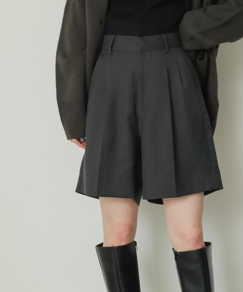 SENSE OF PLACE by URBAN RESEARCH / センスオブプレイス バイ アーバンリサーチ ショート・ハーフ・半端丈パンツ | ウールライクバミューダパンツ | 詳細16