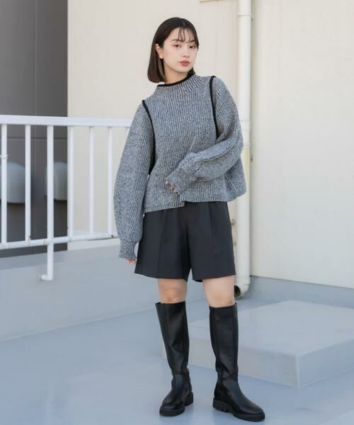 SENSE OF PLACE by URBAN RESEARCH / センスオブプレイス バイ アーバンリサーチ ショート・ハーフ・半端丈パンツ | ウールライクバミューダパンツ | 詳細23