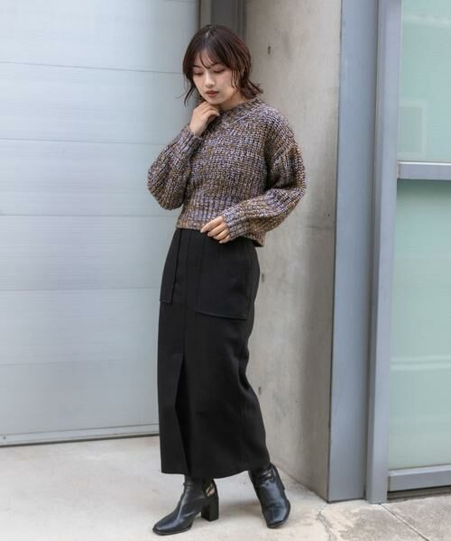 SENSE OF PLACE by URBAN RESEARCH / センスオブプレイス バイ アーバンリサーチ スカート | 『TALLサイズ/WEB限定』ジャージメルトンアウトポケットスカート | 詳細1