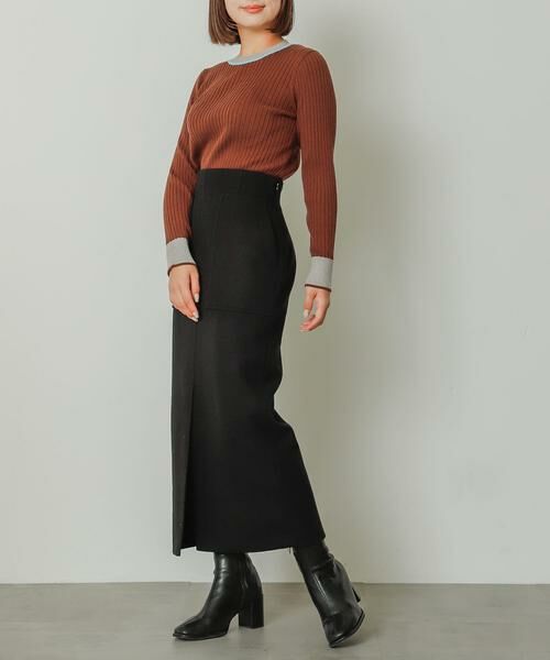 SENSE OF PLACE by URBAN RESEARCH / センスオブプレイス バイ アーバンリサーチ スカート | 『TALLサイズ/WEB限定』ジャージメルトンアウトポケットスカート | 詳細4