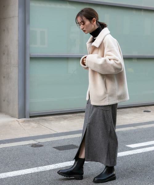 SENSE OF PLACE by URBAN RESEARCH / センスオブプレイス バイ アーバンリサーチ スカート | 『TALLサイズ/WEB限定』ジャージメルトンアウトポケットスカート | 詳細10