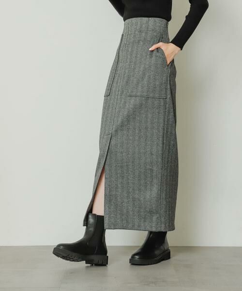 SENSE OF PLACE by URBAN RESEARCH / センスオブプレイス バイ アーバンリサーチ スカート | 『TALLサイズ/WEB限定』ジャージメルトンアウトポケットスカート | 詳細15