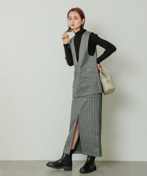 SENSE OF PLACE by URBAN RESEARCH / センスオブプレイス バイ アーバンリサーチ スカート | 『TALLサイズ/WEB限定』ジャージメルトンアウトポケットスカート | 詳細19