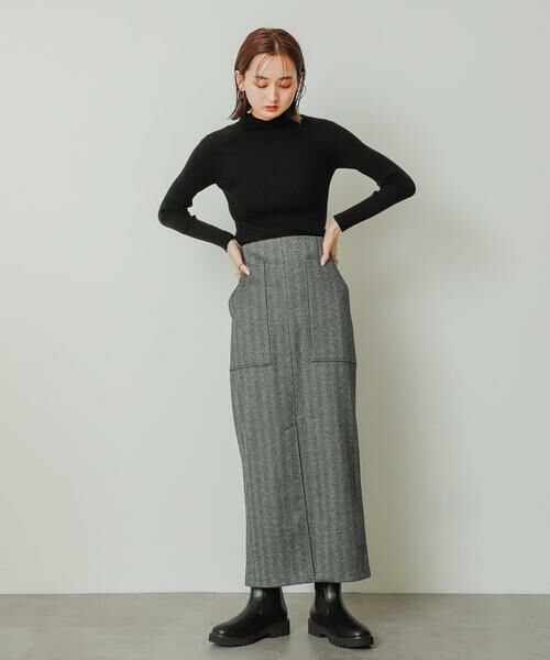 SENSE OF PLACE by URBAN RESEARCH / センスオブプレイス バイ アーバンリサーチ スカート | 『TALLサイズ/WEB限定』ジャージメルトンアウトポケットスカート | 詳細22