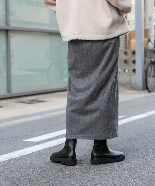 SENSE OF PLACE by URBAN RESEARCH / センスオブプレイス バイ アーバンリサーチ スカート | 『TALLサイズ/WEB限定』ジャージメルトンアウトポケットスカート | 詳細8
