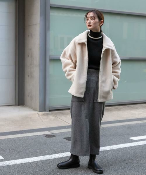 SENSE OF PLACE by URBAN RESEARCH / センスオブプレイス バイ アーバンリサーチ スカート | 『TALLサイズ/WEB限定』ジャージメルトンアウトポケットスカート | 詳細9