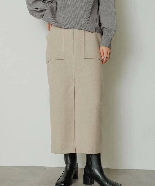 SENSE OF PLACE by URBAN RESEARCH / センスオブプレイス バイ アーバンリサーチ スカート | 『TALLサイズ/WEB限定』ジャージメルトンアウトポケットスカート | 詳細17