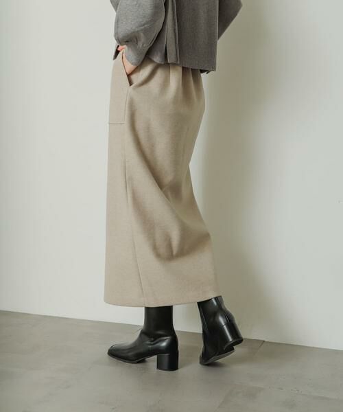 SENSE OF PLACE by URBAN RESEARCH / センスオブプレイス バイ アーバンリサーチ スカート | 『TALLサイズ/WEB限定』ジャージメルトンアウトポケットスカート | 詳細19